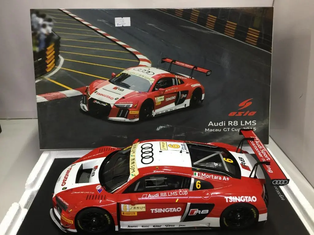Spark 1/18 Audi R8 Lms 6Th Macau Gp Fia Gt World Cup 2015 (Piu300) 1