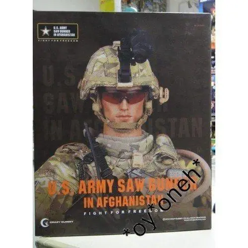 Crazy Dummy Cd78004 Us Army Saw Gunner In Afghanistan 1/6 Action Figure 阿富汗戰區美國機槍兵 (Piu/F217-770Sa) 1138817461 1