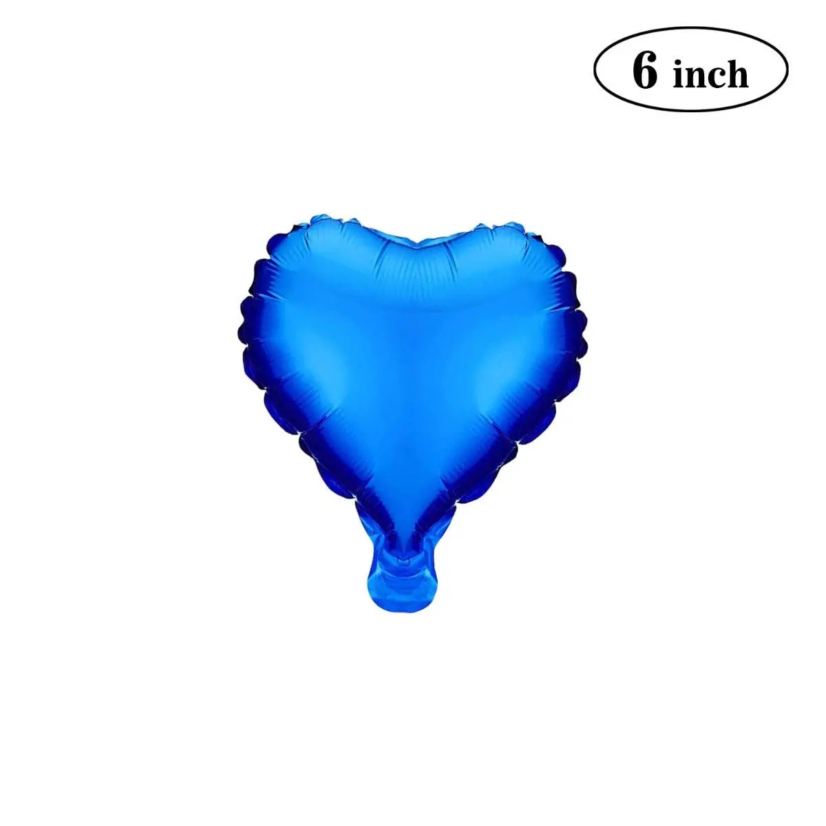 Partycorp 6 Inch Blue Heart Foil Balloon, 1 Pc 1