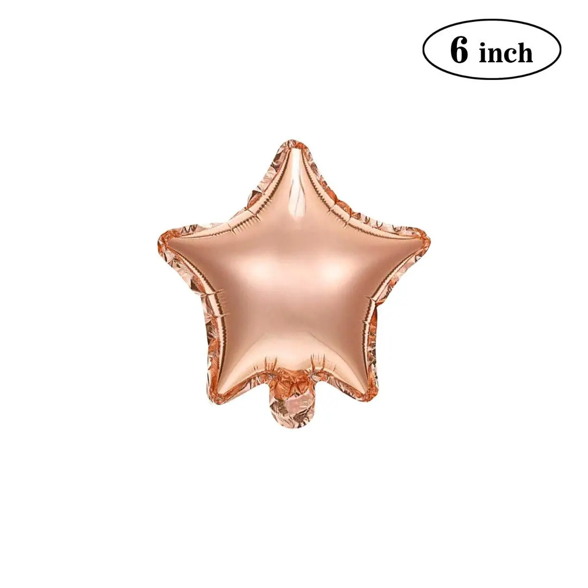 Partycorp 6 Inch Rose Gold Star Foil Balloon, 1 Pc 1