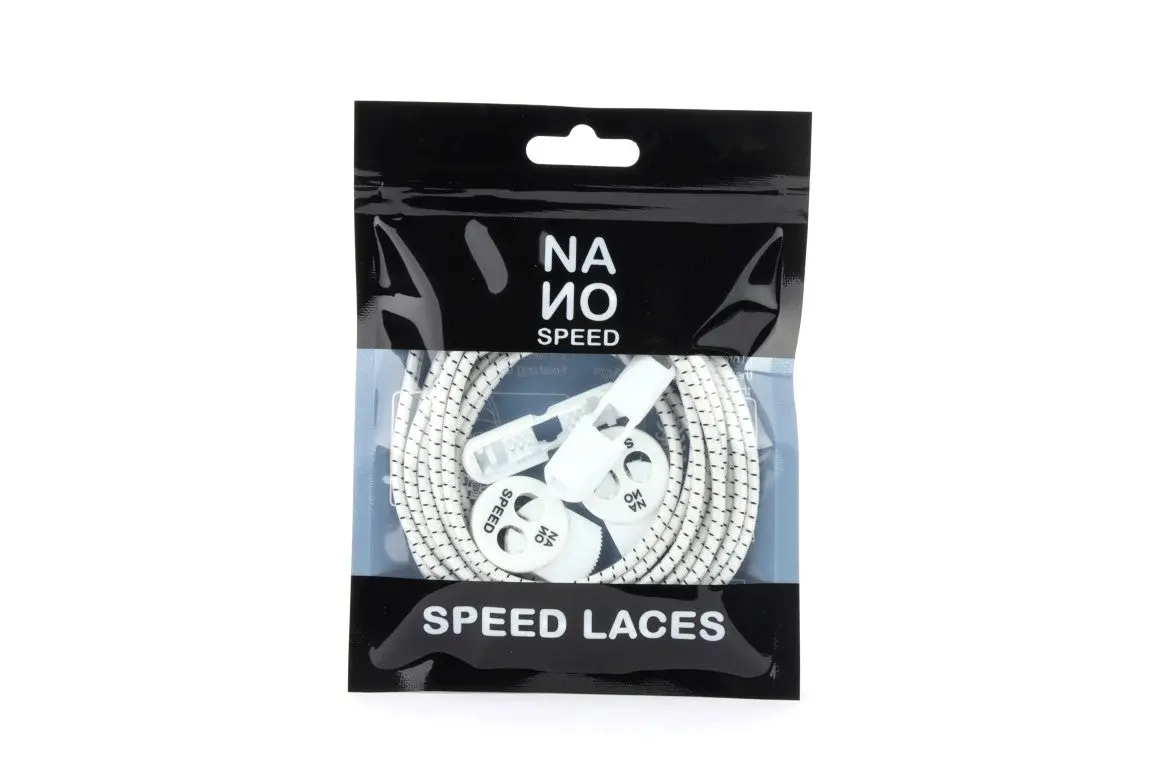 Nano Speed Laces White 1