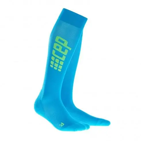 Cep Pro+ Run Ultralight Sock Electric Blue/Green Woman 1