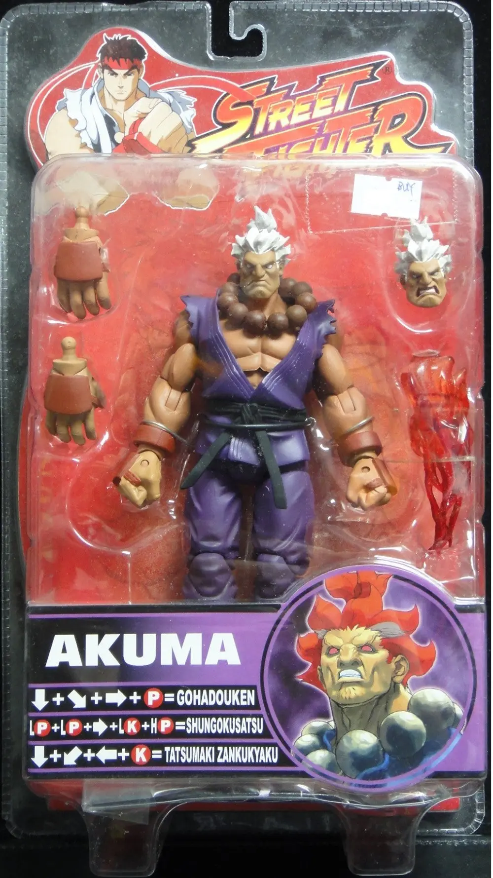 Sota Toys 街頭霸王 豪鬼 Street Fighter Round 4 Akuma In Purple Suit And White Hair Action Figure 01051 (Buy) 1