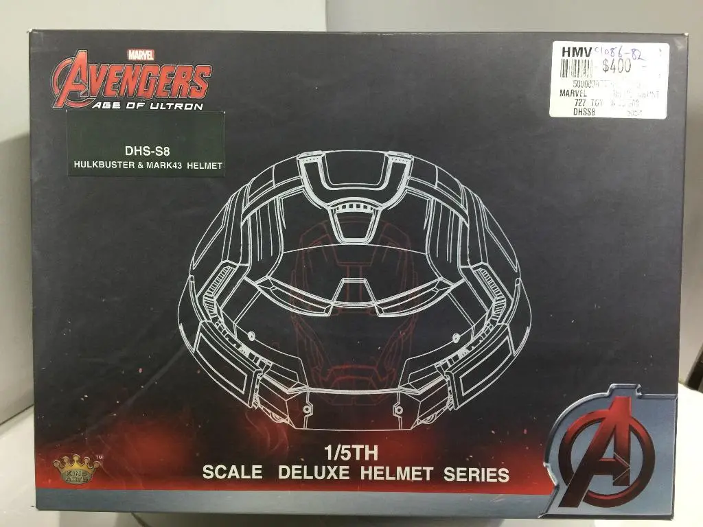 King Arts 1/5 Dhs-S8 Hulkbuster & Mark43 Helmet Delmet Series (41082) (C1086-82) 1
