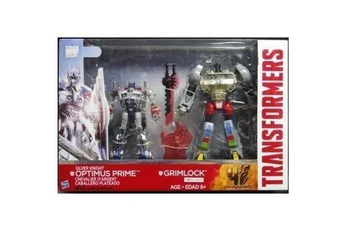 Hasbro 變形金剛殲滅世紀 柯栢文 鋼鎖 Silverknight Optimus Prime Grimlock 96633 (Piu/Kw160-160) 1