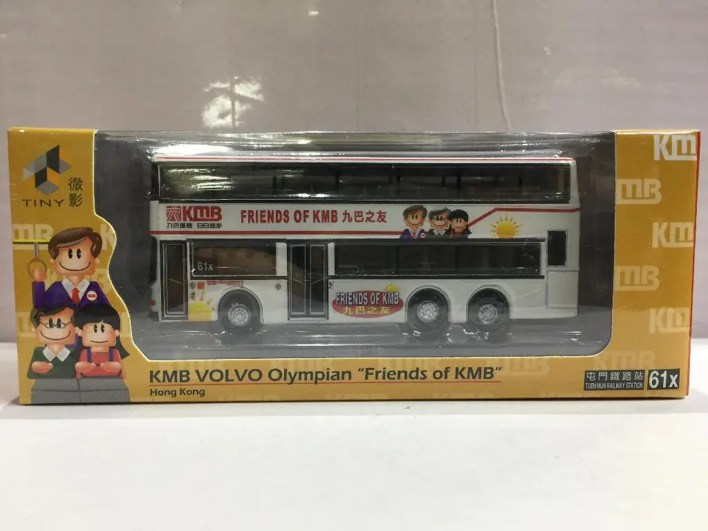 Toyeast Tiny City Die-Cast Model Car Kmb Volvo Olympian "Friends Of Kmb" 九巴之友 61X Kmb2020004 10505 (C1120-24) 1