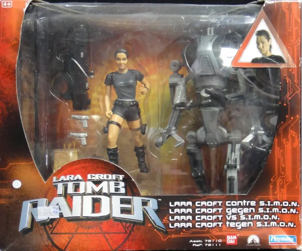 Playmates 盜墓者羅拉 安祖蓮娜祖莉 Lara Croft Tomb Raider Angelina Jolie Lara Croft Vs S.I.M.O.N. 72110 (Piu-30) 1
