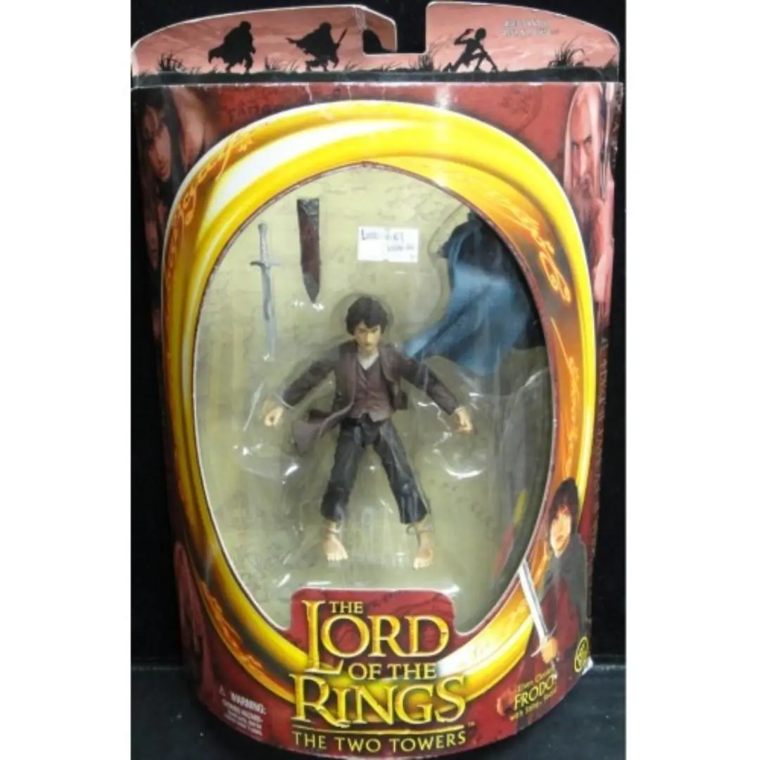 Toy Biz 81167 魔戒首部曲 魔戒現身 佛羅多巴金斯 伊力查活 The Lord Of The Rings The Fellowship Of The Ring Elven Cloaked Frodo With Sting Sword Elijah Wood (Lotr) B641644 1
