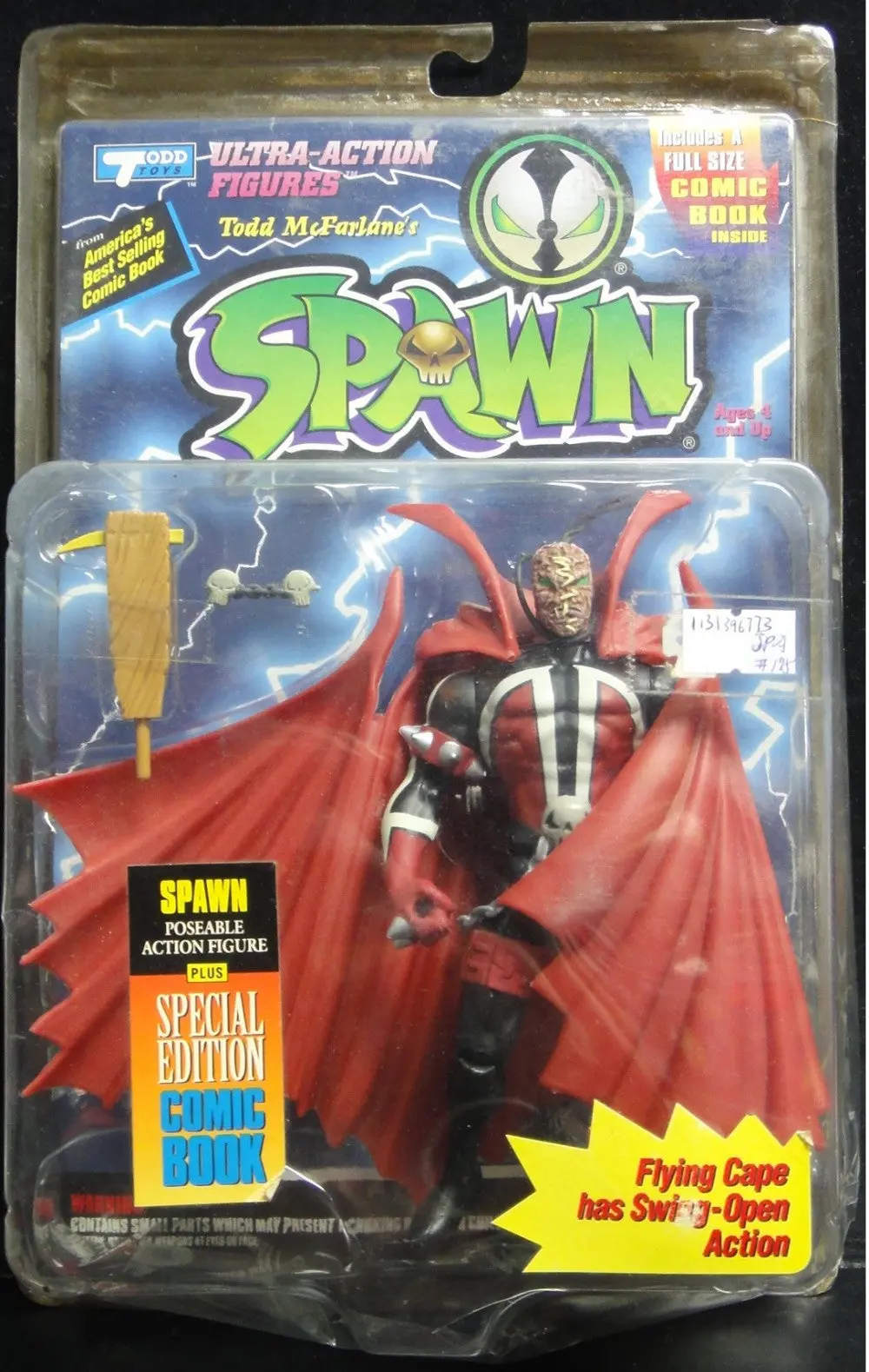 Todd Toys 再生俠 Todd Mcfarlane's Ultra-Action Figures Spawn Poseable Action Figure Plus Special Edition Comic Book 10101 (Jpa-195) 1