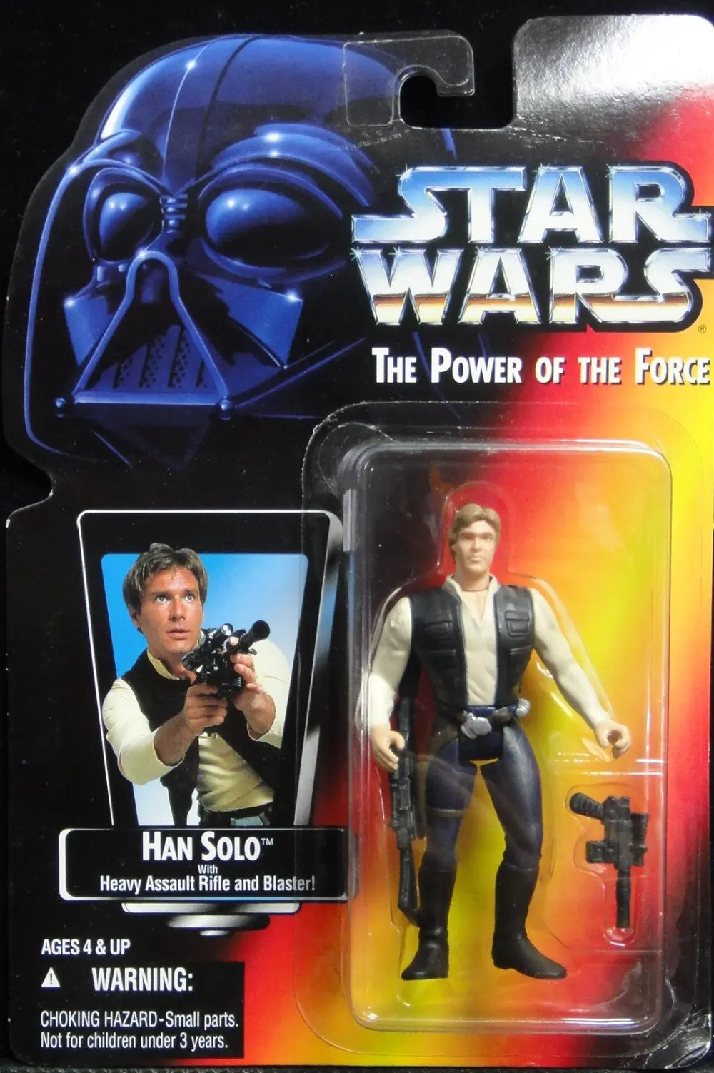 Kenner 星球大戰 Star Wars Power Of The Force Han Solo With Heavy Assault Rifle And Blaster (Buy-Spk 倉 -69577) 1