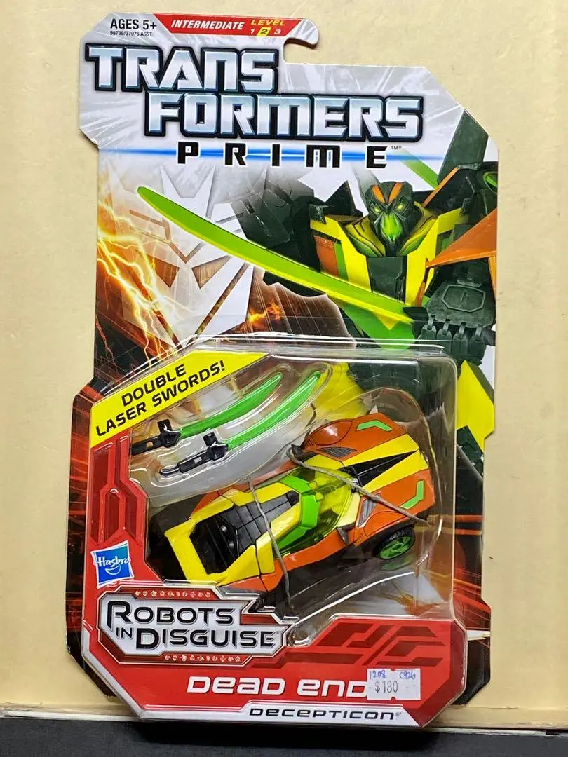 C926-1208 Hasbro 74475 Transformers Prime Double Laser Swords Robots In Disguise Dead End Decepticon 變形金剛 1