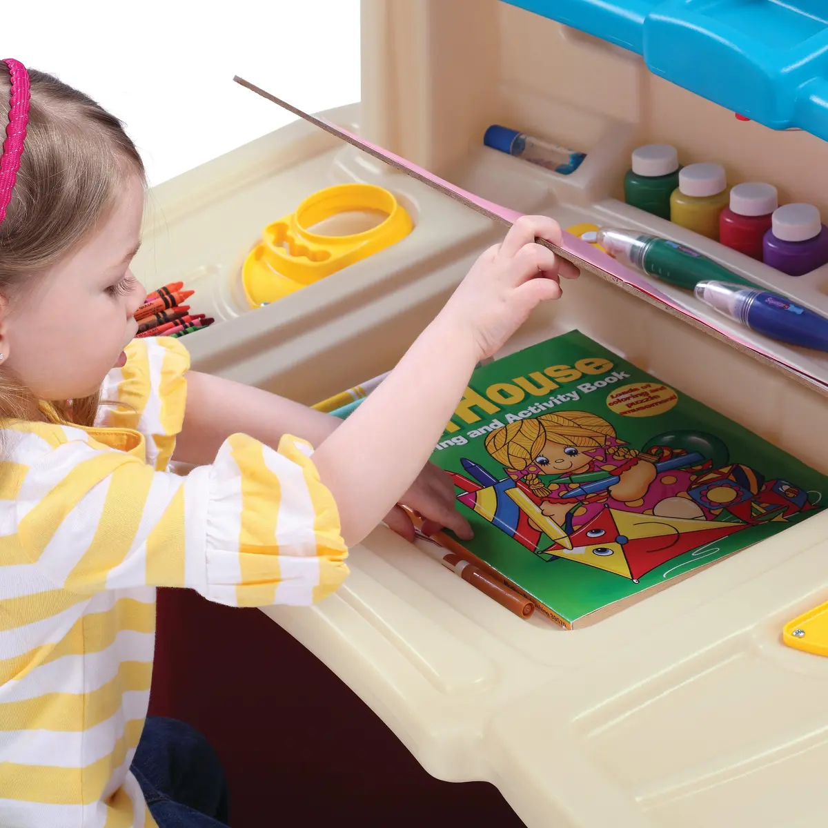 Step2 Deluxe Art Master Desk For Kids Ages 3+ 2
