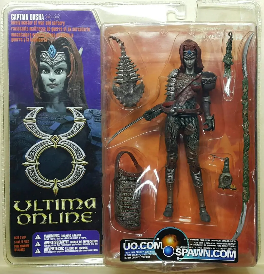 Mcfarlane 18112 網絡創世紀 可愛的戰爭與魔法大師 達莎 隊長 Ultima Online Captain Dasha Lovely Master Of War And Sorcery (Buy) L 1