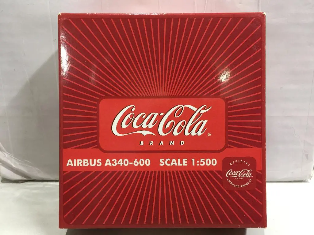 Herpa 1/500 Coca-Cola Airbus A340-600 (Lc25002) (Pa0 1