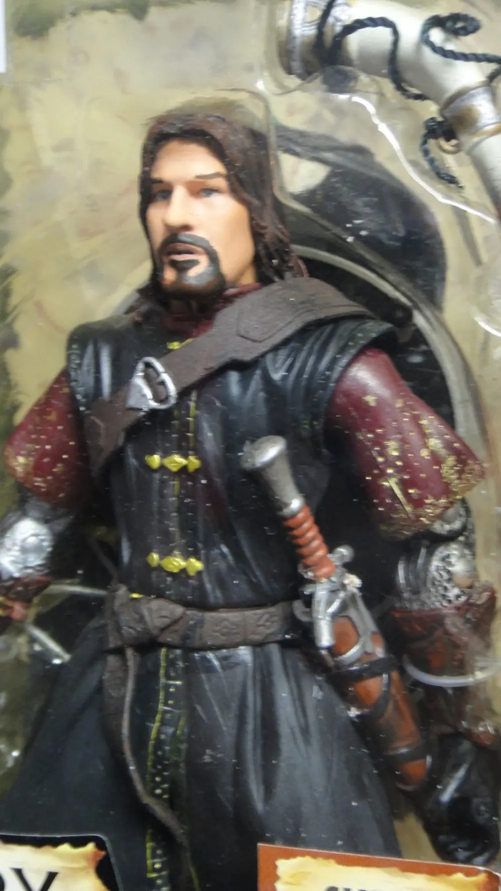 Toy Biz 魔戒首部曲 魔戒現身 波羅莫 辛般 The Lord Of The Rings The Fellowship Of The Ring Boromir With Electronic Sound Sean Bean (Lotr-81584) B5644140 2