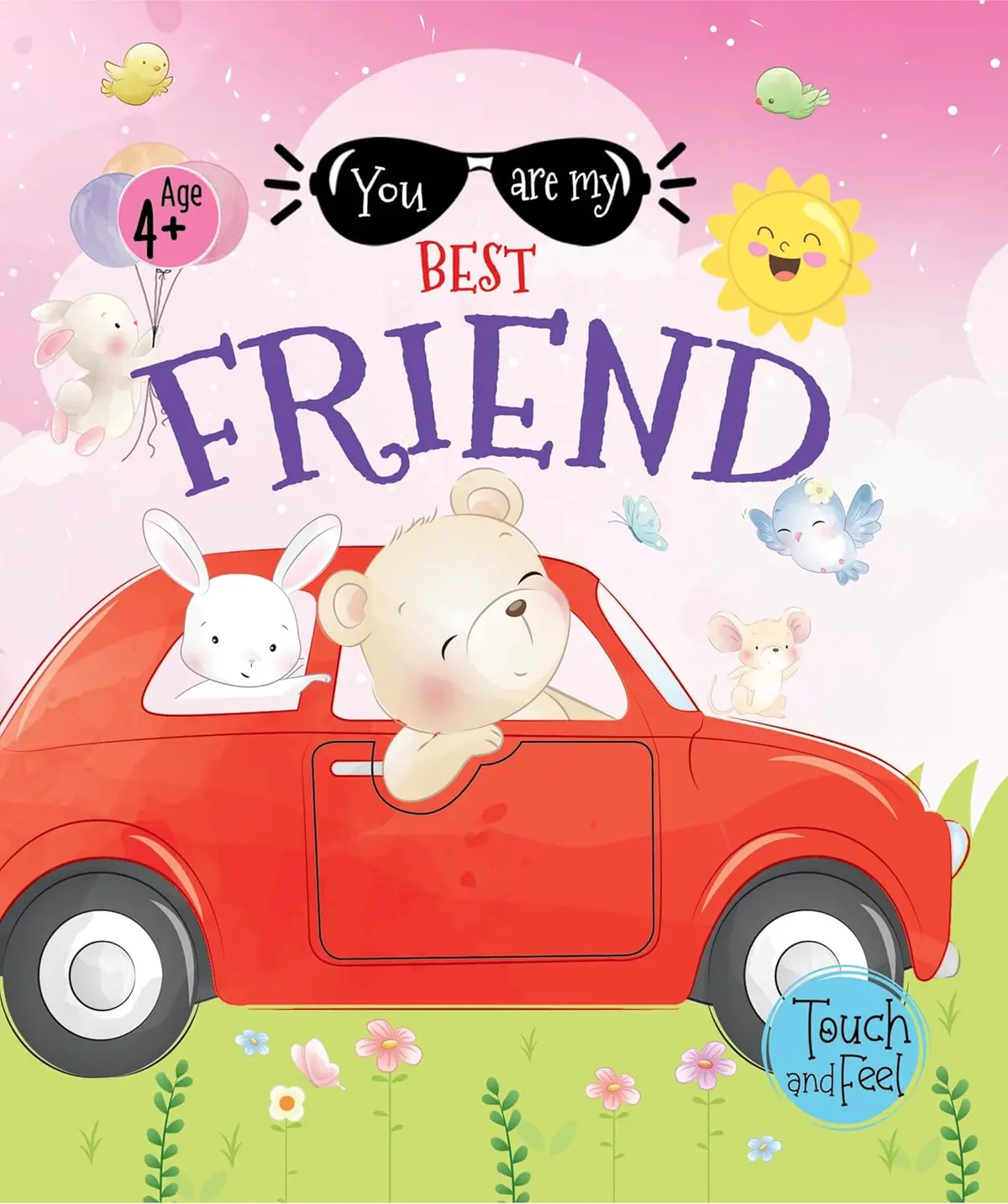 Booktopus Touch And Feel Board Book - You Are My Best Friend Sensory Book For Toddlers - Textured Baby Books For 4+ 1
