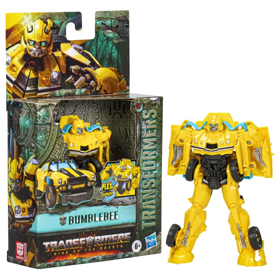 Transformers Rise Of The Beasts Movie 6-Inch Flex Changer Bumblebee Converting Action Figure For Ages 6 Years And Up 1