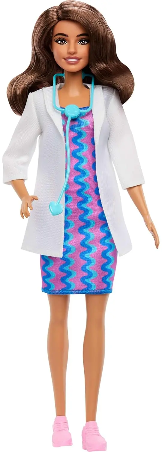 Barbie Careers Doctor Doll & Accessory, Fashion Doll Wearing Removable Look With Stethoscope For Kids Ages 3 Years & Up 1