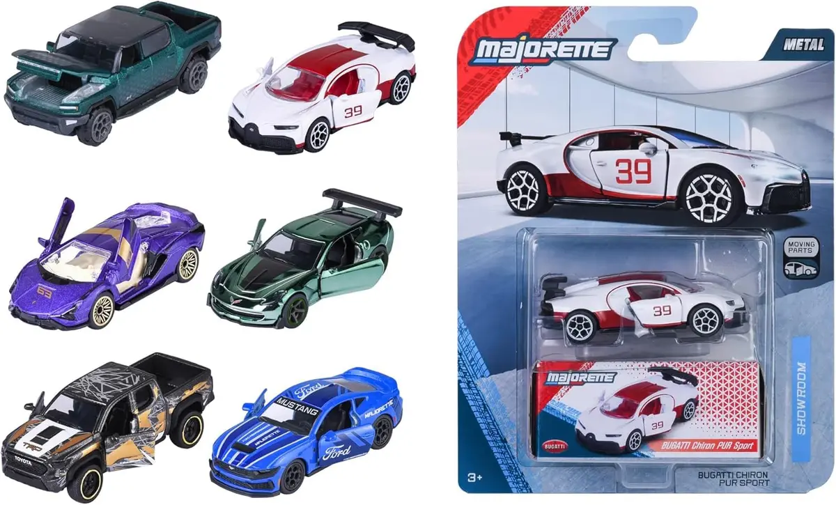Majorette Auto Showroom Deluxe - Metal Toy Car With Collection Box & Opening Parts For Kids & Collectors Styles & Design May Vary - Only 1 Model Included 1