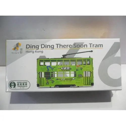 Toyeast Tiny City 66 Die-Cast Model Car Hong Kong Tram Ding Ding There Soon Tram 一叮就到 Atc64203 12236 (C920-108) 1