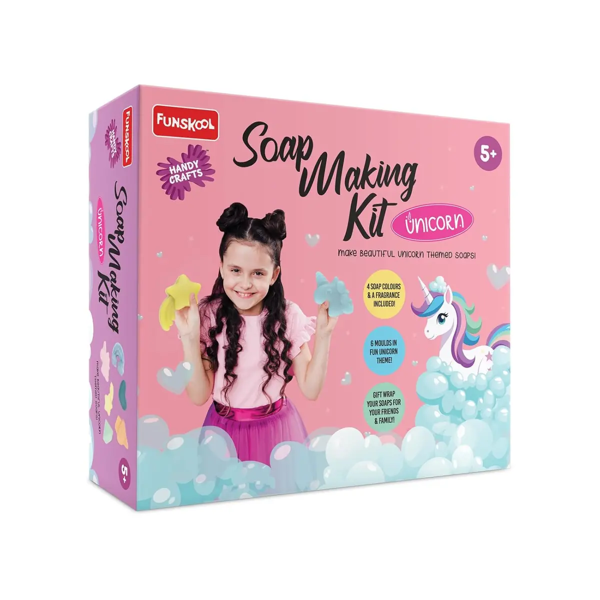 Funskool Handycrafts Unicorn Soap Making Kit- 6 Different Soap Shapes Activity Kit For Ages 5+ 1