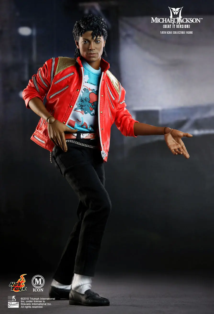 Hot Toys Mis10 Michael Jackson 米高 積遜 1/6 Beat It Version 10Th Exclusive Figure 1