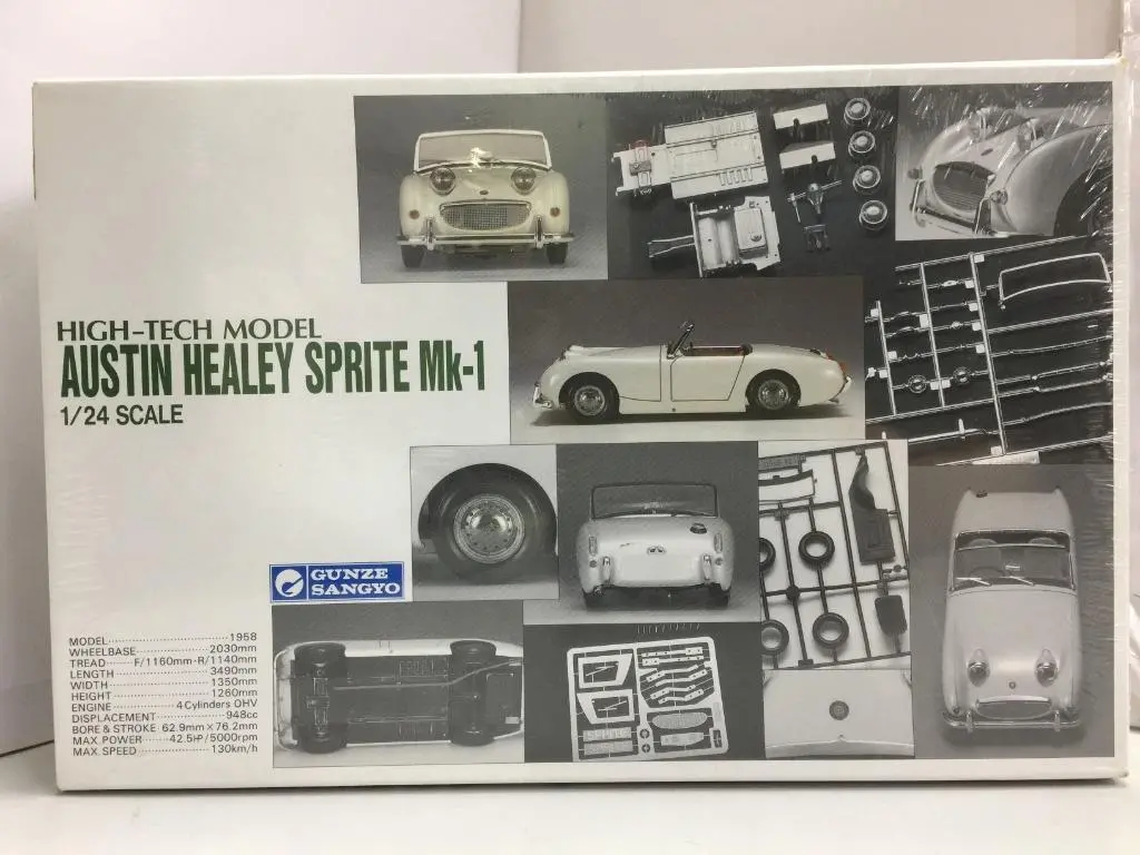 Gunze Sangyo 1/24 Austin Healey Sprite Mk-1 High-Tech Model (G-225:3500) (C890a-938) 1