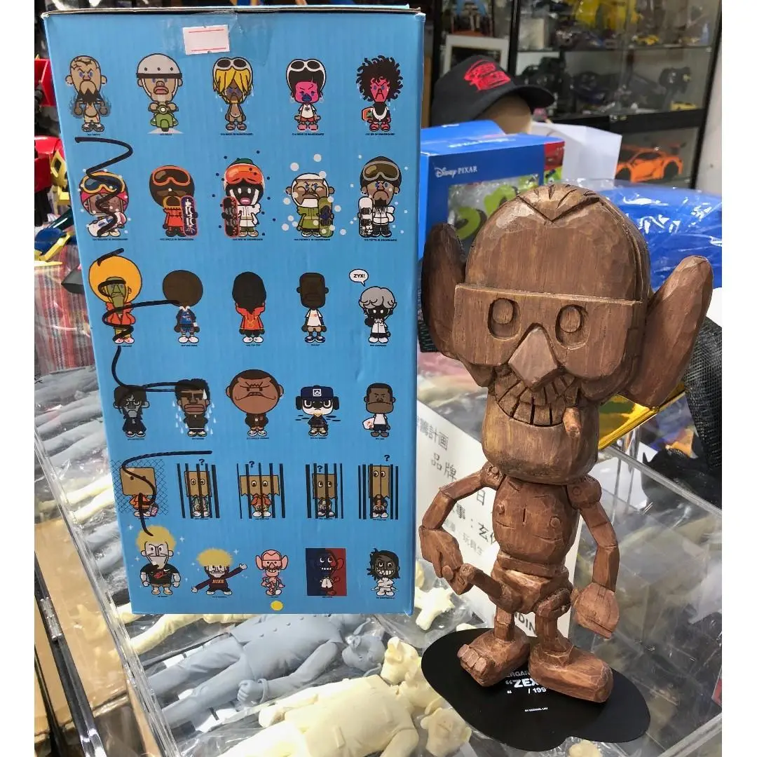 Crazysmiles Kindergardener Michael Lau 9" Wood Gardener 10Th Anniversary Kg9w1110 108 Zex Figure (Piu235) 1