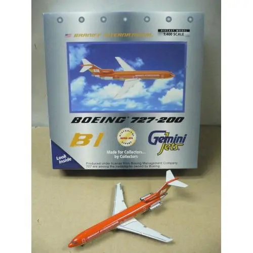 Gemini Jets 1/400 Bi Braniff International Boeing 727-200 N447bn (Gjbnf185) (70185) (Piu30) 1