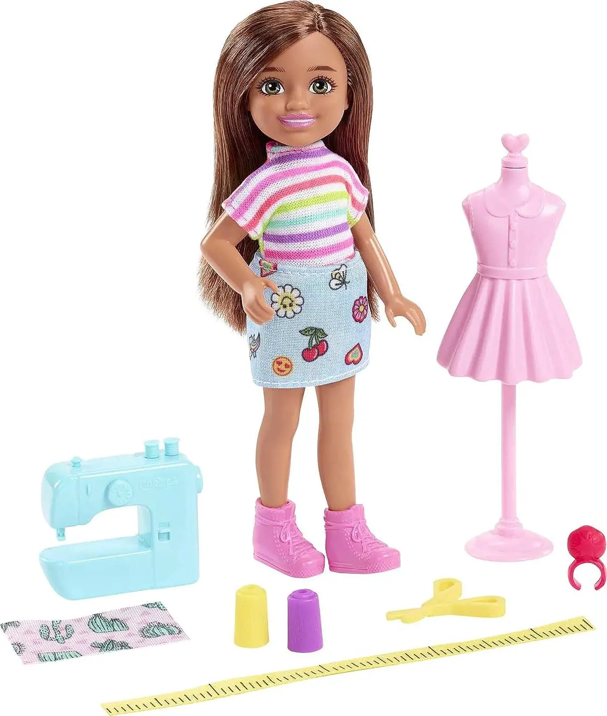 Barbie Chelsea Can Be 6 Inch Brunette Chelsea Fashion Designer Doll Playset For Ages 3 Years Old & Up 1