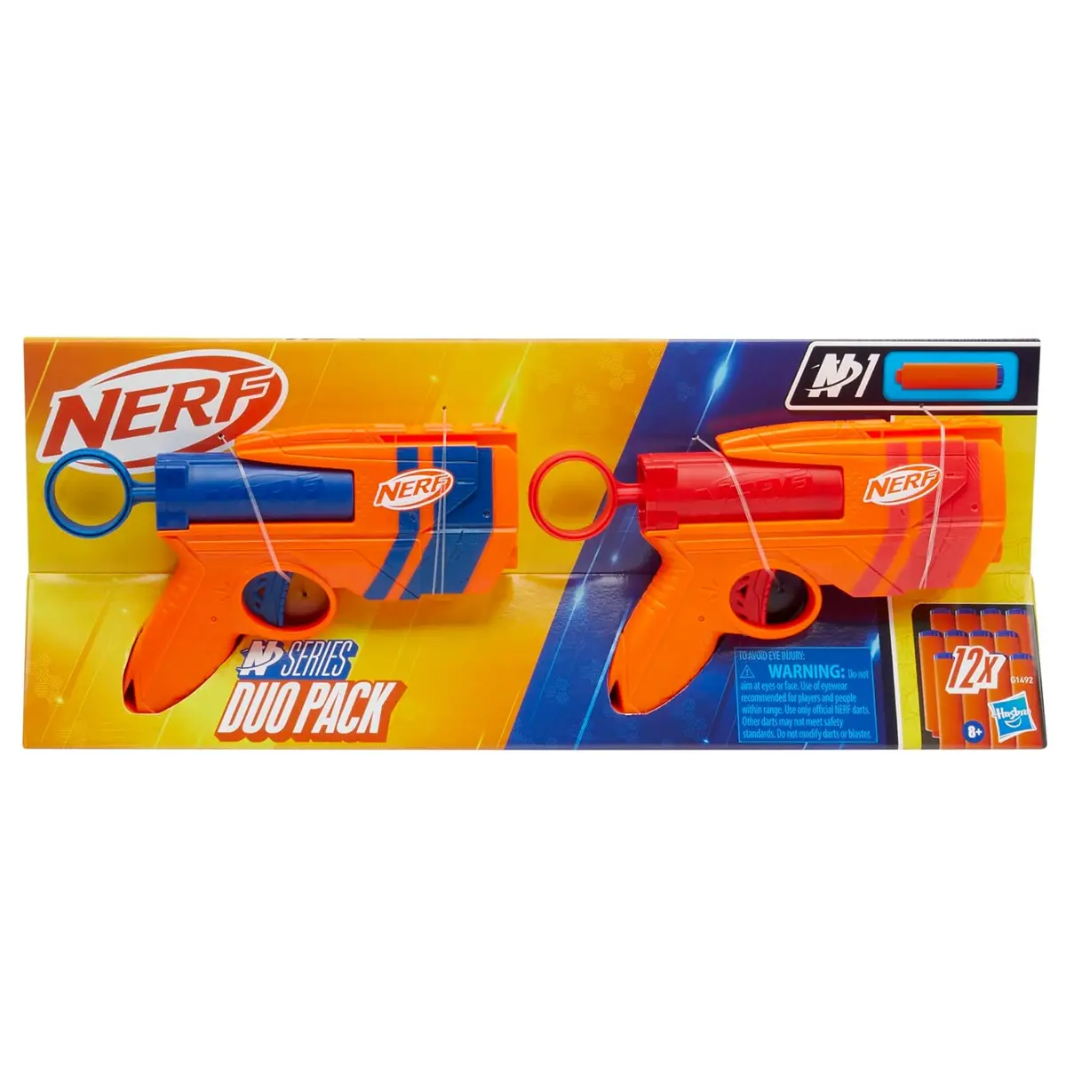 Nerf N Series Duo Pack, Includes 2 Ward Blasters, 12 Nerf N1 Darts Compatible Only With Nerf N Series Blasters, Kids Outdoor Games For Kids Ages 8+ 2