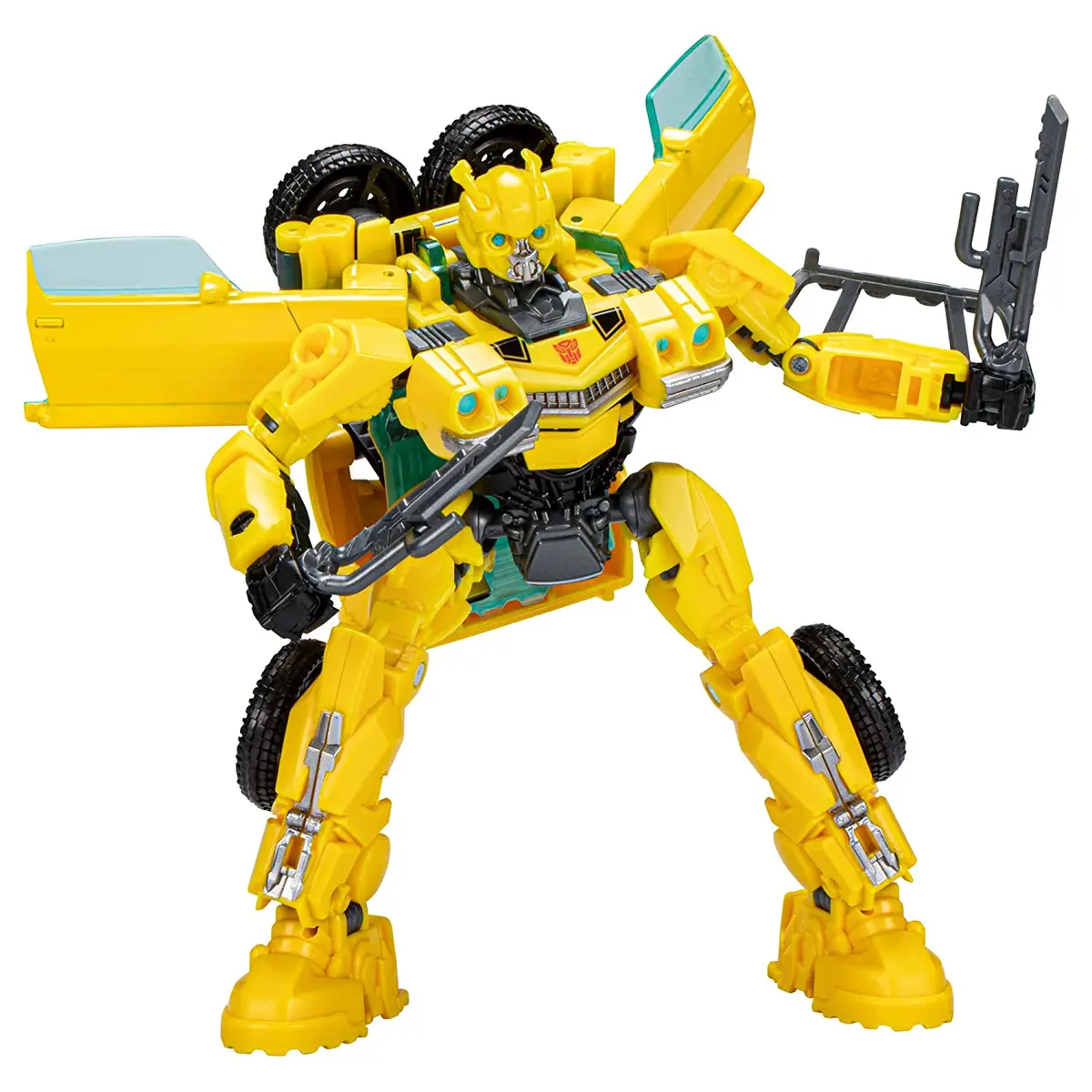 Transformers Rise Of The Beasts Movie 5-Inch Deluxe Class Bumblebee Converting Action Figure For Ages 6 Years And Up 2