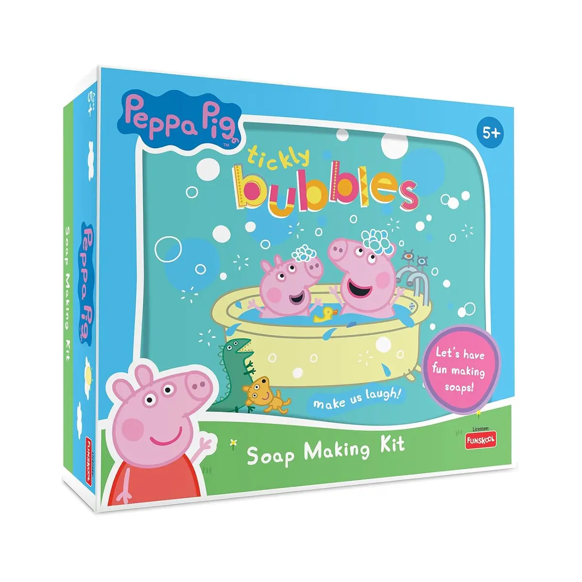 Funskool Handycrafts Peppa Pig Soap Making Kit Arts And Crafts Diy Kit In 6 Shapes For Children 5 Years And Above 1