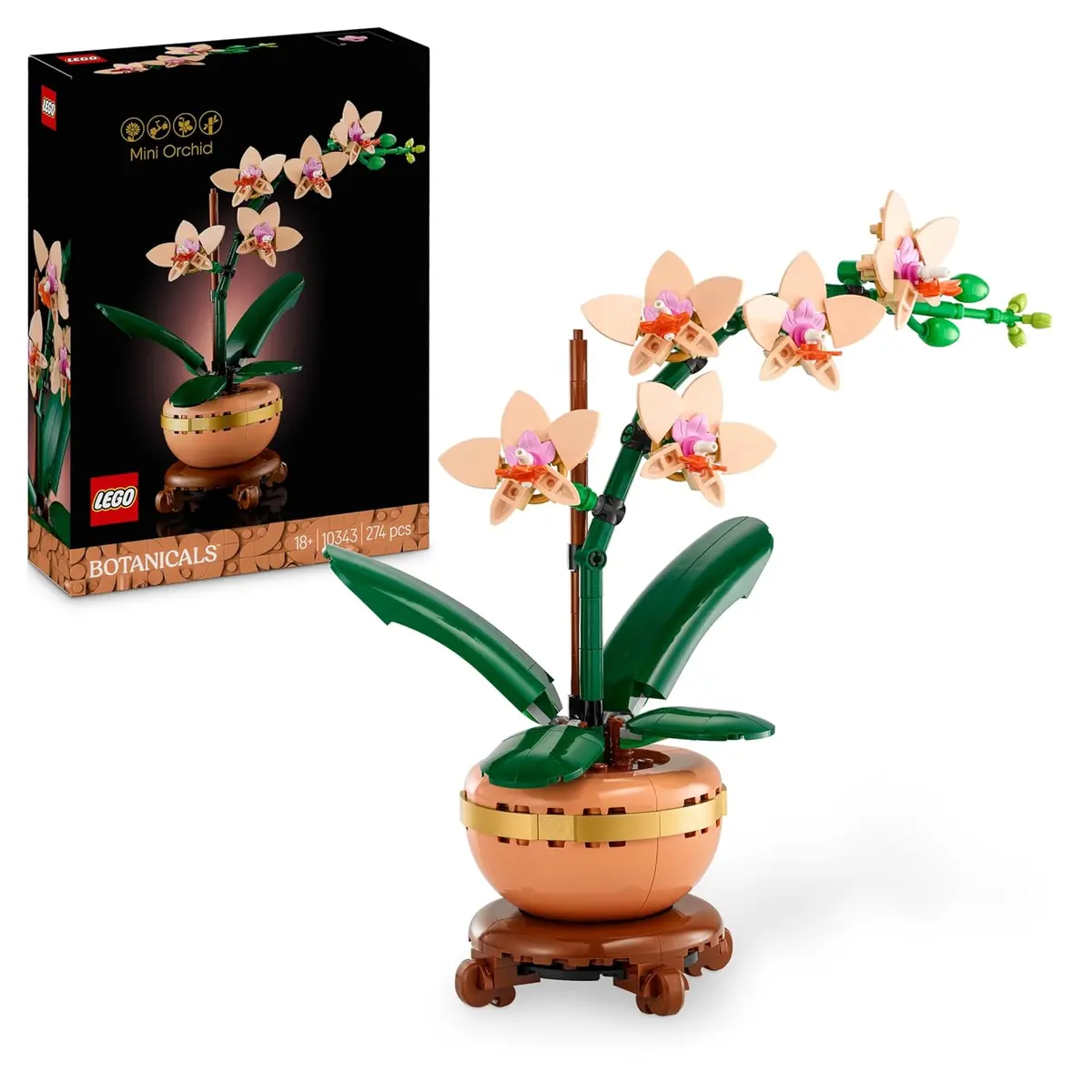 Lego Botanical Collection Mini Orchid Plant Building Kit For Ages 18+ 1