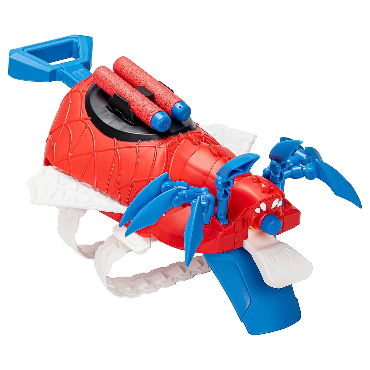 Marvel Mech Strike Mechasaurs Spider-Man Arachno Nerf Blaster With 3 Darts For Kids Ages 5 Years And Up 1