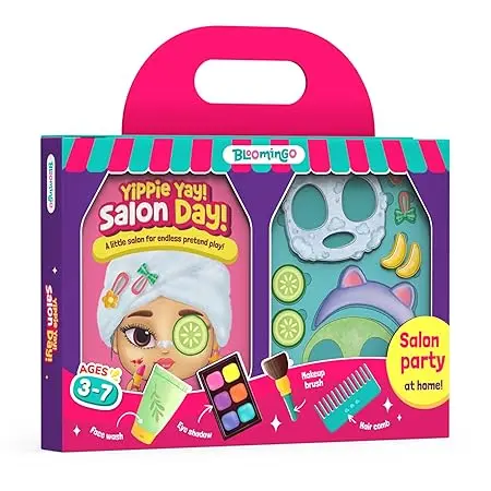 Bloomingo Pretend Play Kit - Yippie Day! Salon Day!: Fun Beauty Salon Set For Kids 1