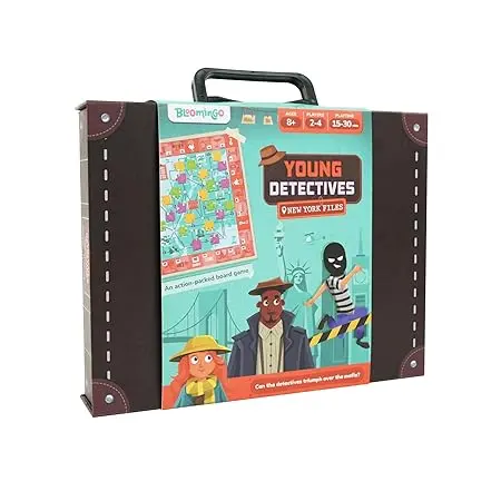 Bloomingo Pretend Play Kit-Young Detective New York Files:Become A Detective & Solve Thrilling Mysteries In Newyork; 1