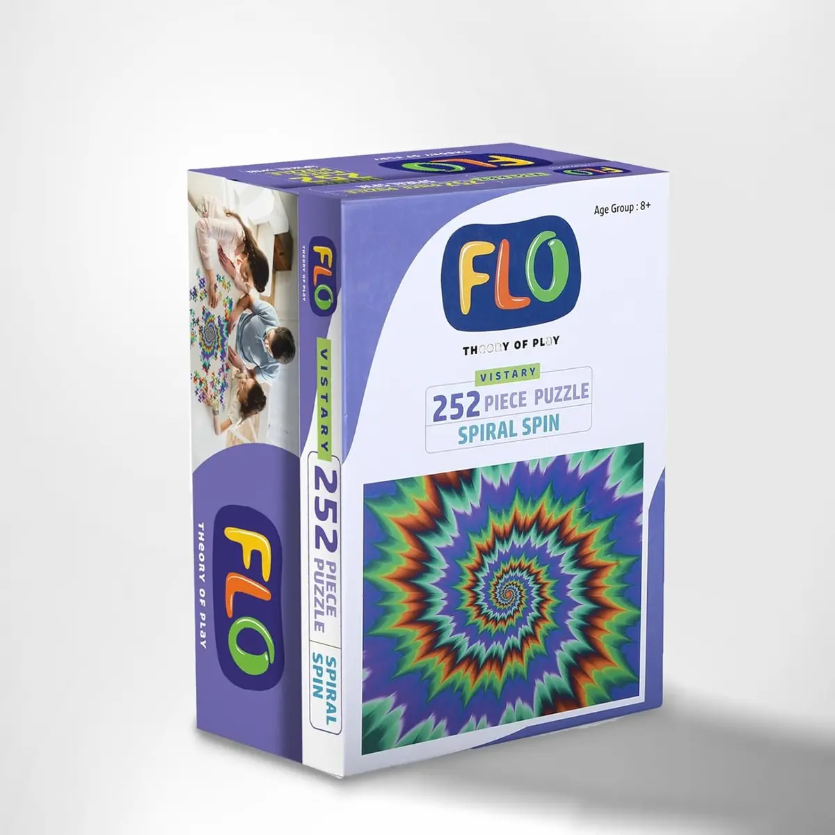 Flo Toys Magic Spiral Spin 252 Pieces Puzzle For Kids Ages 8+ 1