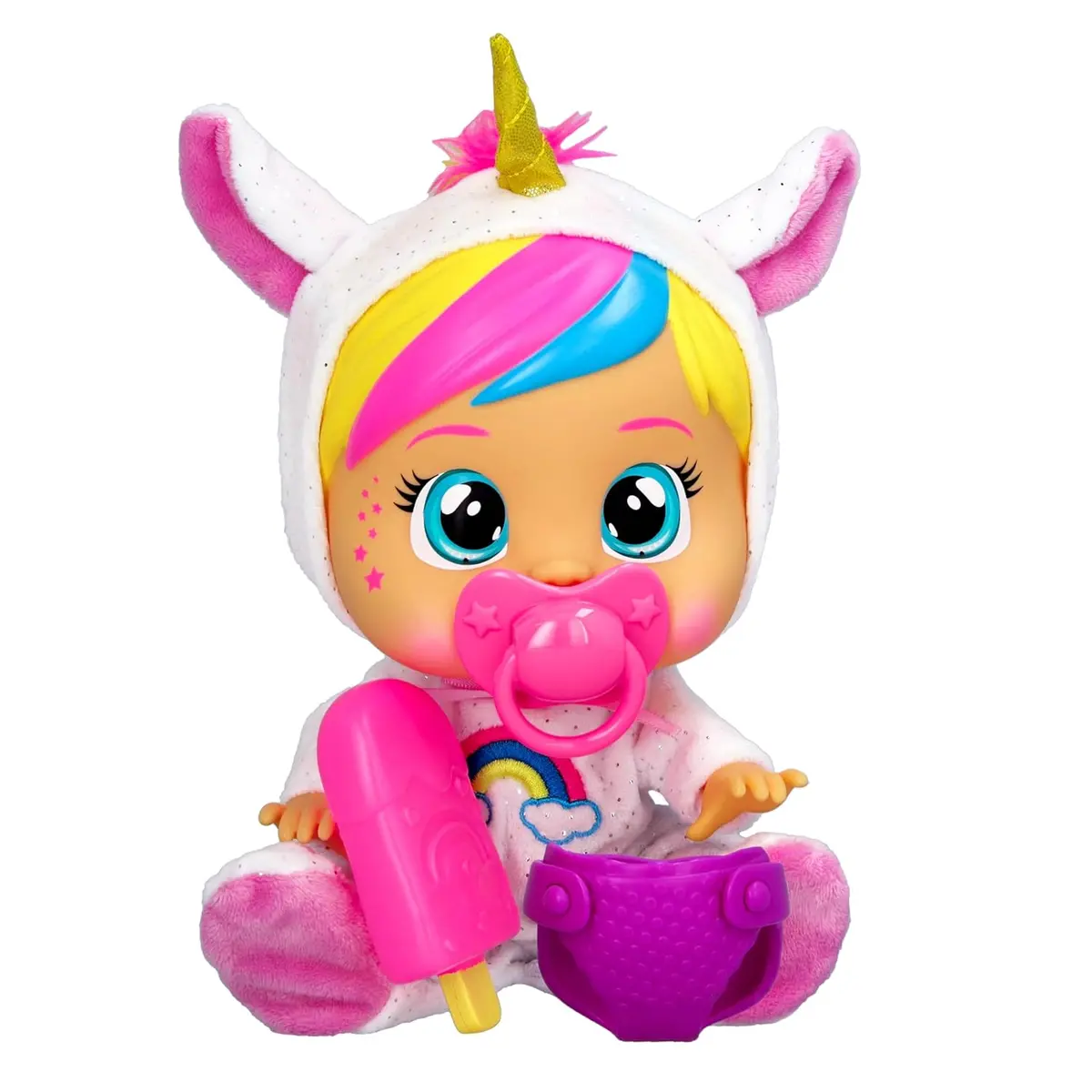 Cry Babies 11'' Loving Care Fantasy Dreamy Doll With Tears And Sounds Feature For Baby And Toddlers Ages 18 Months And Up 1