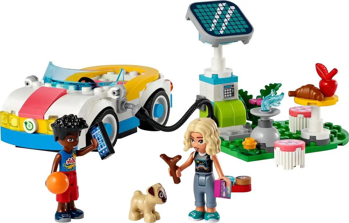 Lego Friends Electric Car And Charger Building Kit For Ages 6+ 2