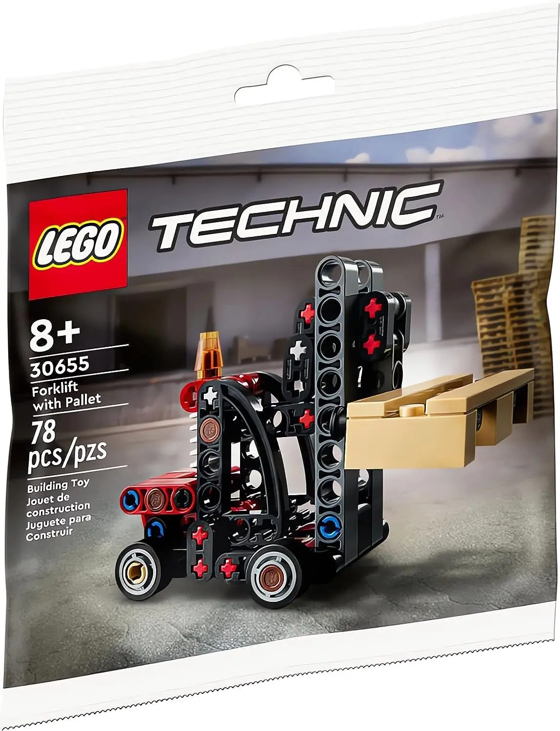 Lego Technic Forklift With Pallet Building Kit For Ages 8+ 1