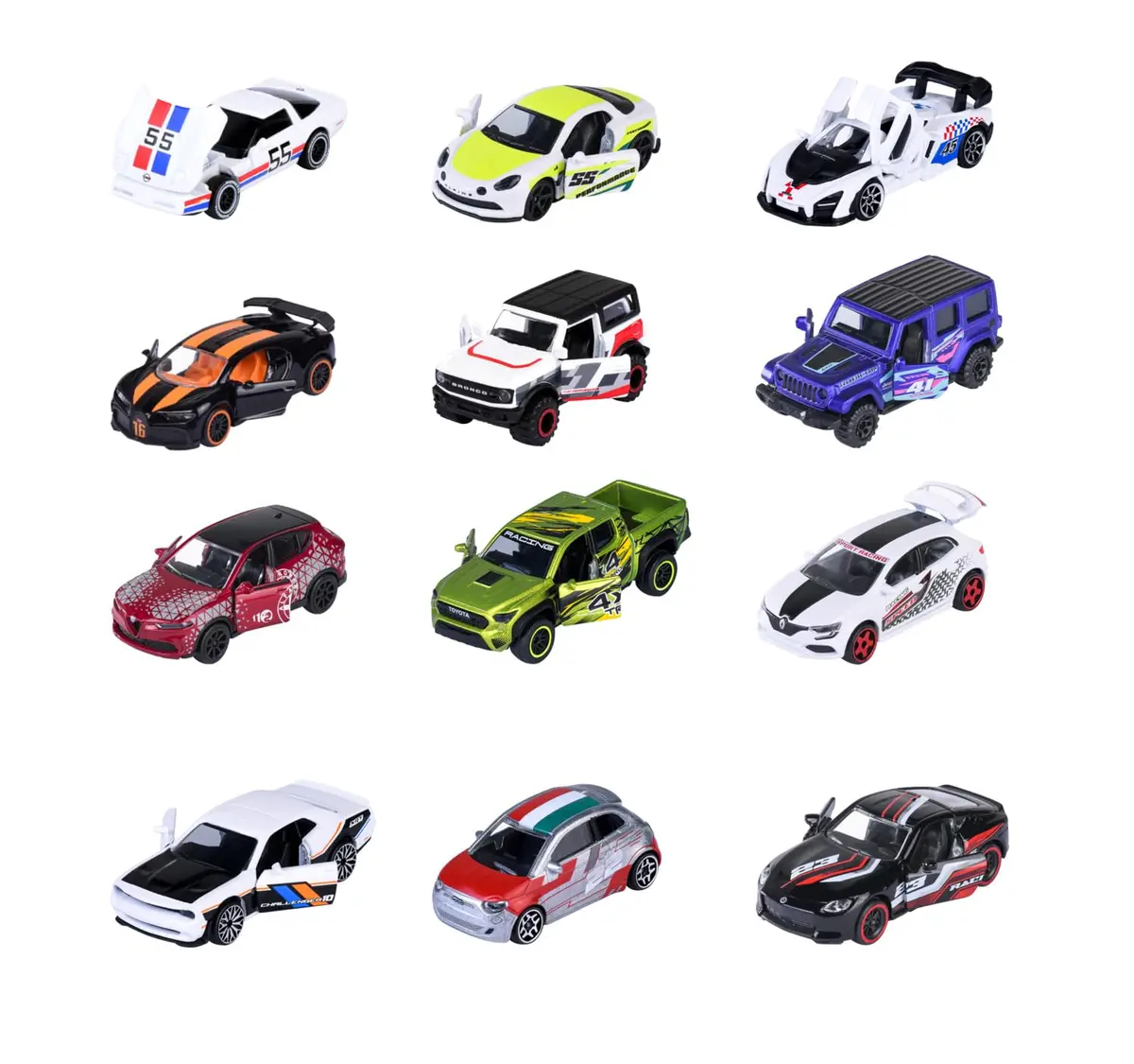 Majorette Auto Racing Premium - Metal Toy Car With Freewheel, Suspension & Opening Parts For Kids & Collectors Styles & Design May Vary - Only 1 Model Included 1