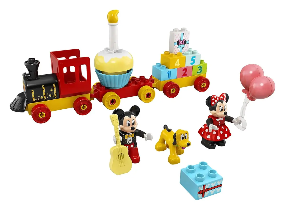 Lego Duplo Disney Mickey & Minnie Birthday Train Building Kit For Ages 2+ 2