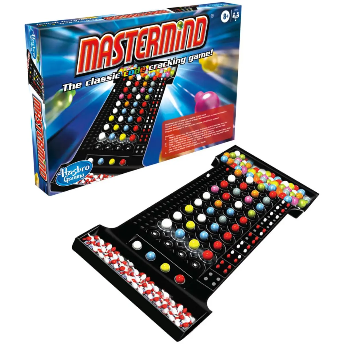 Hasbro Gaming Mastermind The Classic Code Cracking Game, Strategy Board Game For Kids And Adults, Board Game For Boys & Girls Ages 8+ 1