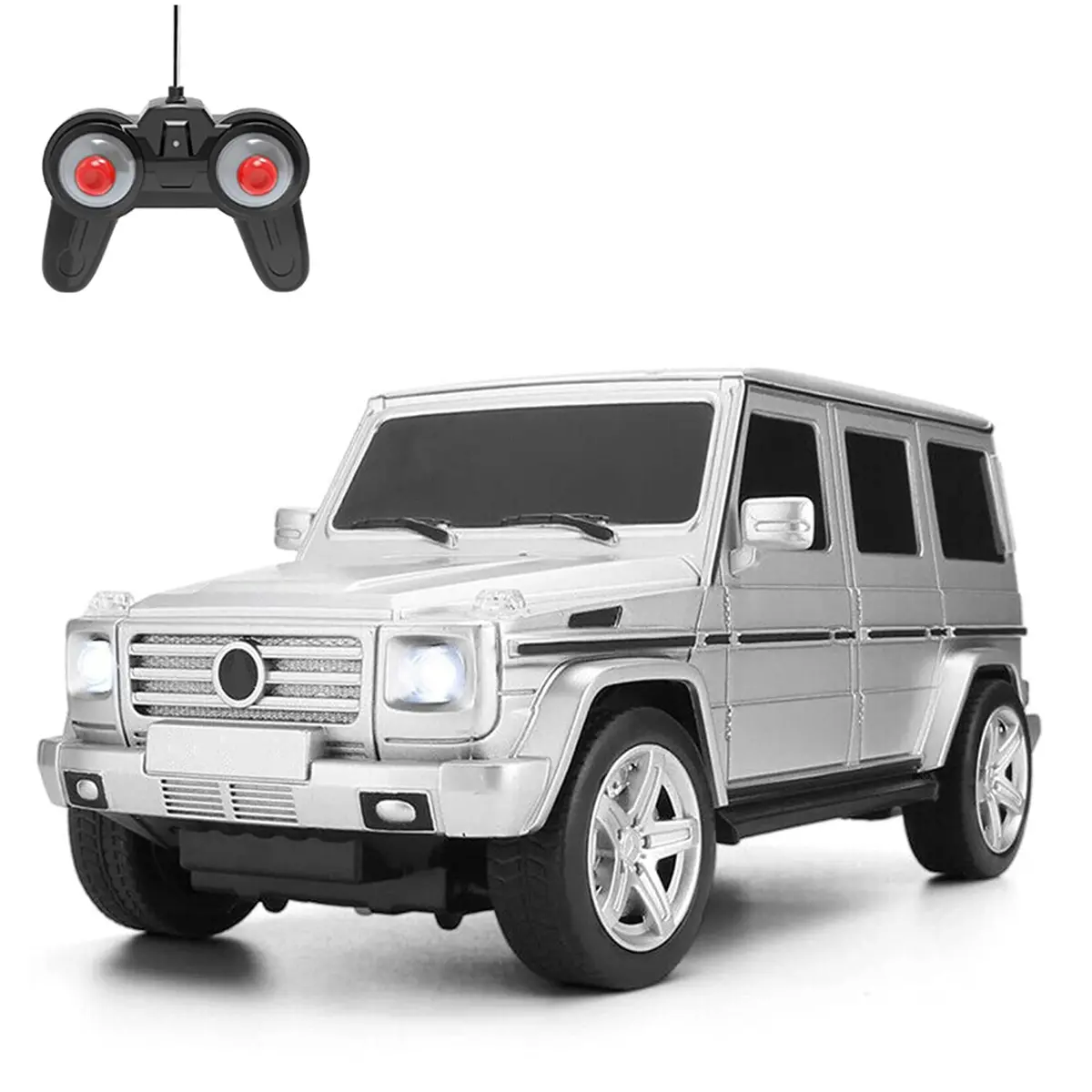Playzu R/C 1:24 Scale Suv Vehicle, Silver - Remote Control Car For Kids Ages 6+ 1