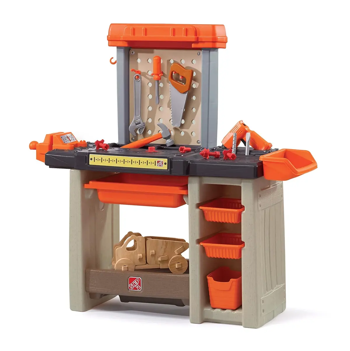 Step2 Handyman Kids Workbench – Includes 30+ Toy, Accessories, Interactive Features For Realistic Pretend Play 1