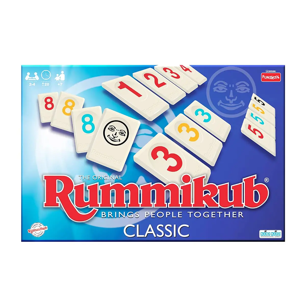 Funskool Rummikub Classic 2-4 Person Board Game For Kids Ages 7+ 1