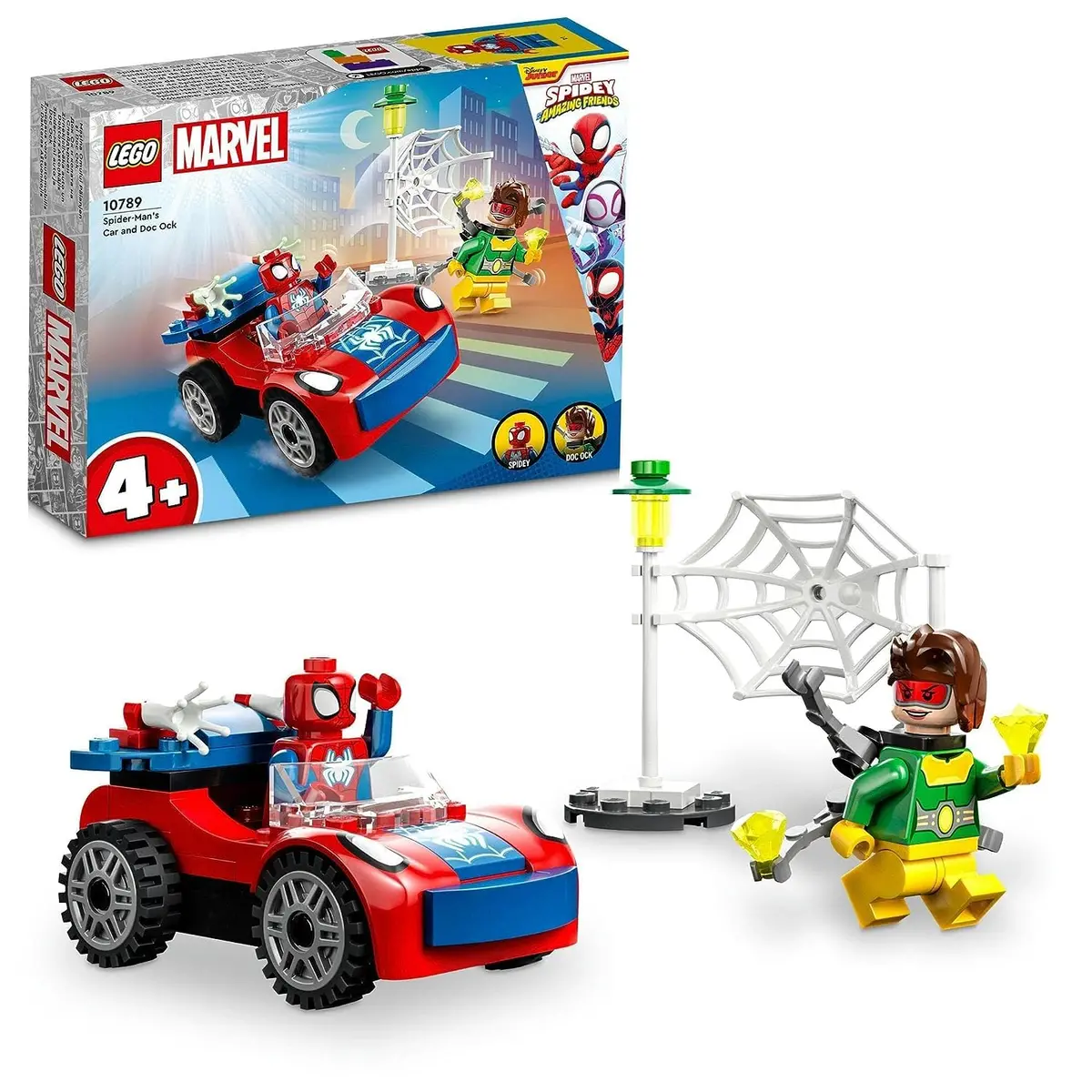 Lego Marvel Spider-Man's Car And Doc Ock Building Kit For Ages 4+ 1