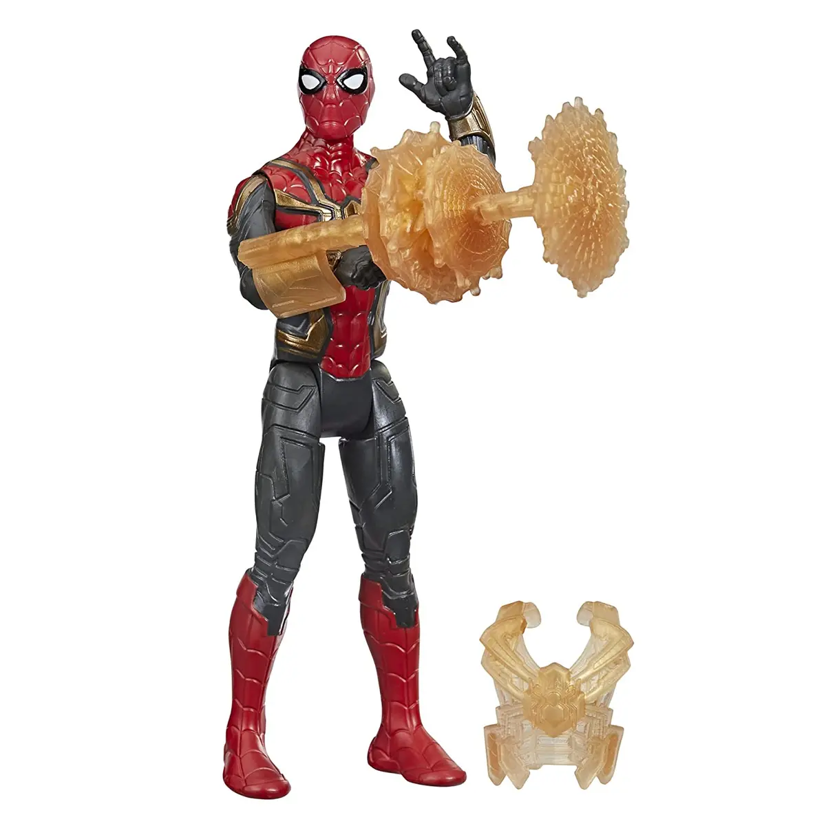 Marvel Spider-Man No Way Home Mystery Web Gear Iron Spider Integrated Suit Action Figure For Kids Ages 4 And Up 1