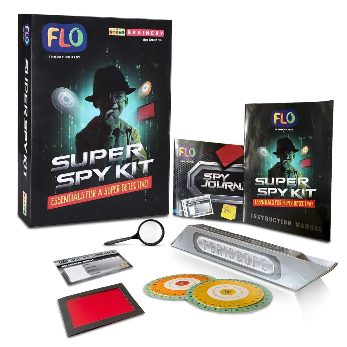 Flo Toys Super Spy Kit Science Kit For Kids Ages 8+ 1